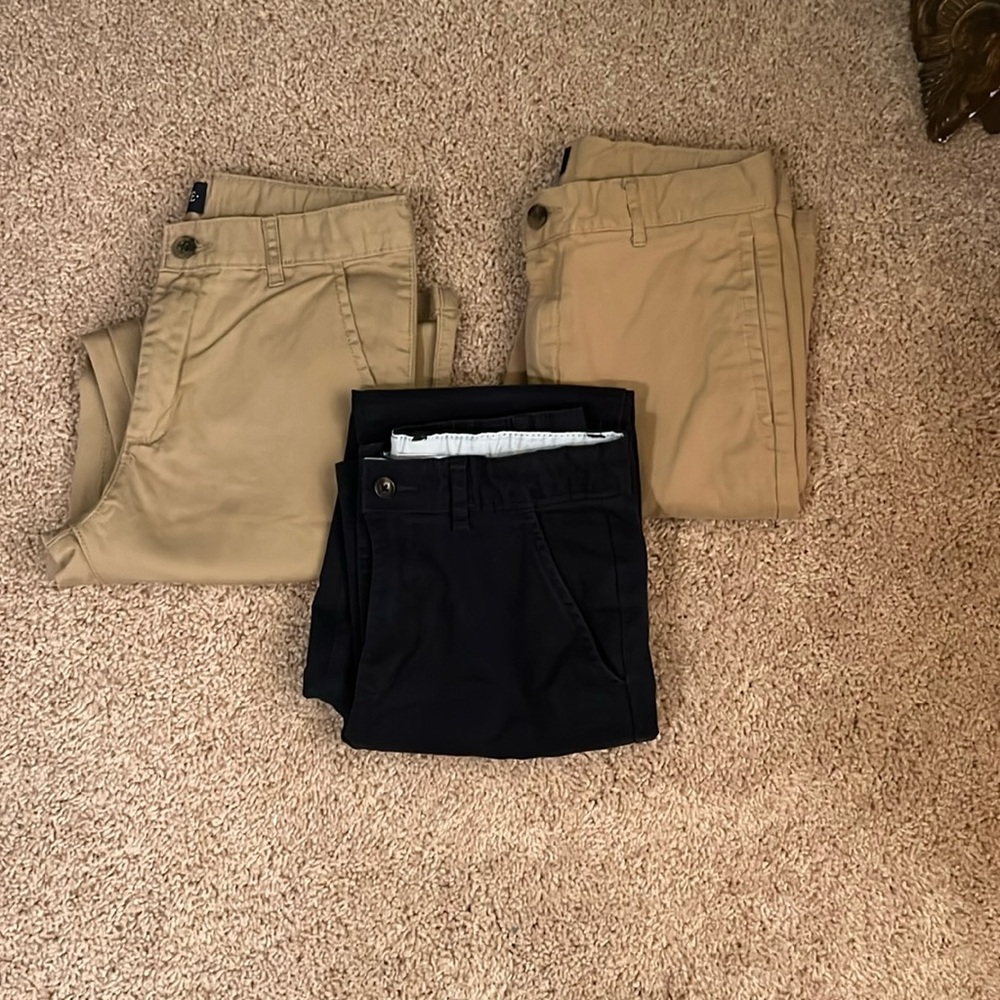 Children’s place Boys Straight Uniform Pants Lot of 5